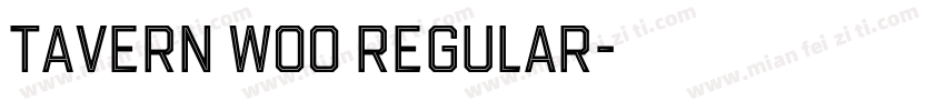 Tavern W00 Regular字体转换